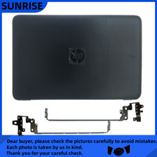 New For HP 15-AC 15-AF 15AC Series LCD Lid Back Cover+LCD Hinges Black picture