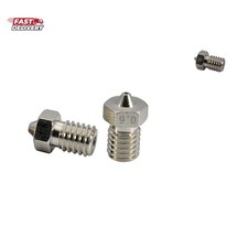 2pcs Upgrade 3D Printer Plated Wear Resistant M6 Thread Brass Nozzle 0.6mm fo... picture