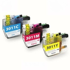 3pk compatible for Brother LC3011 Cyan Magenta Yellow Ink Cartridge MFC-J491DW picture