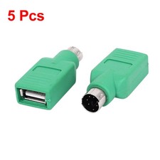 PS/2 to USB Adapter Converter Connector Blue for Keyboard Mouse picture
