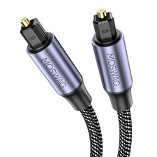 Toslink Audio Cable, 3FT/1M Optical Male to Male Cable, Digital Optical Cable... picture