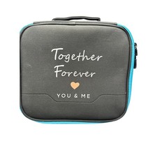 Matein Portable Electronics Travel Laptop Organizer Bag Together Forever You &Me picture