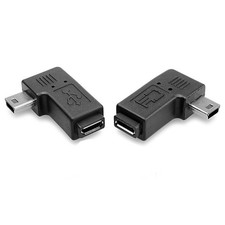 chenyang 2 Pack Mini USB 5Pin Male to Micro Female - picture