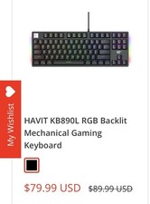 Havit Mechanical Gaming Backlit Keyboard HV-KB389L picture