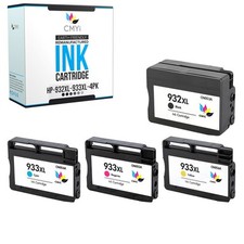 4-Pack CMYi Compatible 932XL 933XL Ink for HP OfficeJet 6100 6600 6700 7110 7510 picture