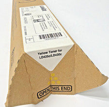 Genuine Lanier Yellow Toner LD425c/LD430c 888655; Unopened Box, Sealed Cartridge picture