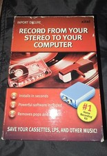 Xitel Inport Deluxe Audio Recording Kit Import To  Computer w/ USB & RCA cables picture