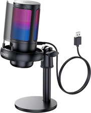 Microfono Condensador De Estudio Profesional Para PC Youtubers Podcast Gaming picture