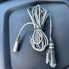 Vintage DuKane Model 7A150 Dynamic Lavalier Lapel Microphone Clip-On Cable XLR picture
