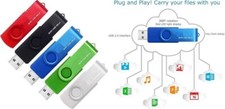 Paquete de 5 unidades flash USB de 32 GB, unidades flash de 32 GB, memoria USB. picture