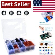Comprehensive 102pcs Heatsink Kit: Copper/Aluminum & Adhesive for Cooling picture