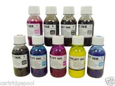 9x100ML ND® Pigment Refill Inks for T096 Stylus Photo R2880 & T580 Pro 3800 3880 picture