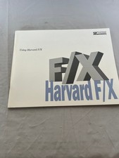 Using Harvard F/X Version 1.0 Software Publishing Corporation Manual Guide Book picture
