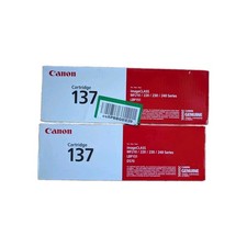 Canon 137 Black Toner 2 PACK Cartridge  LBP151/MF210/220/230/240/D570  picture