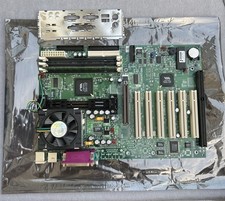 Vintage Tyan S1854 agpx4-pci-isa  Socket 370  Motherboard intel celeron 1.4 cpu picture