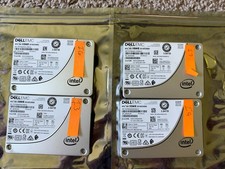Lot of 4 Intel D3-S4510 3.84TB SATA SSD Dell SSDSC2KB038T8R 0 Bad Sectors 15TB picture