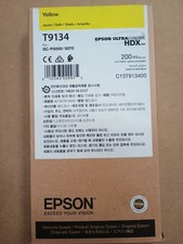 02/2022 02/25 New Genuine Epson T9134 Yellow T913400 HDX Ink 200ml SC-P5000/5070 picture