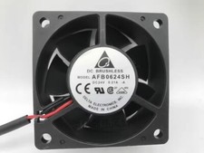 Delta AFB0624SH 6025 DC24V 0.21A 6CM 60*25MM 2-Wire Inverter Cooling Fan picture