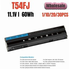 LOT 60Wh T54FJ Battery for Dell Latitude E6420 E6520 E5520 E5420 E6430 US picture