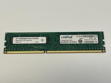Crucial 8GB (1-Sitck) PC3-10600 DDR3 1333 Desktop Memory CT102464BA1339.C16FER picture