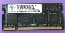 💥NANYA 1GB 2Rx8 PC2-5300S Laptop RAM MEMORY  NT1GT64U8HB0BN-3C TESTED picture