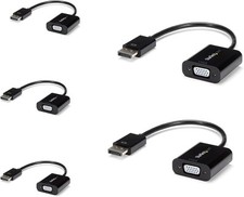 StarTech.com 5-Pack DisplayPort to VGA Adapter - 1.2 Black  picture