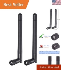 Omni-Directional 3dBi MIMO RP-SMA Male WiFi Antenna - 2 Pack for Home Networking picture
