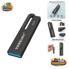 64GB Waterproof USB Drive - Ultra High Speed 3.0 Metal Thumb Drive for Devices picture