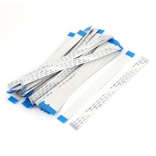 A Type 100 Pcs 150mm x 13mm 0.5mm Pitch 24Pin FFC FPC Cable Wire 80C 60V picture