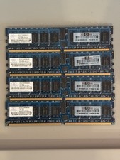 4GB Kit 4x1GB HP Nanya PC2-3200R DDR2-400 ECC Registered Server RAM picture