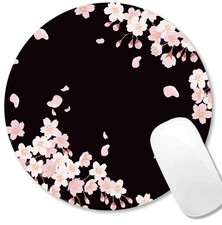 IMAYONDIA Cute Pink Flowers Mouse Pad, Floral Mouse Pads, Sakura Cherry Bloss... picture