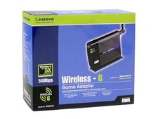 Cisco Linksys WGA54G (WMM26833) 802.11g/b Wireless Wireless-G Gaming Adapter NIB picture