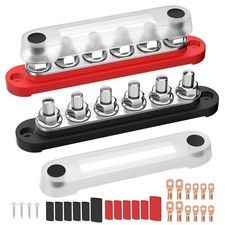 RVMARINEPAT 12V Bus Bar 250A Power Distribution Block, 12 Volt Busbars 6 x 5/... picture