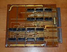 VINTAGE CIRCUIT BOARD A3281-3 Chip K1LB554 Soviet Mainframe Computer USSR 1970's picture