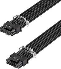 PCIe 5.1 16Pin GPU Power Cable - 70cm 12V-2x6 PSU - Black picture