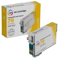 LD T079420 79 Replacement Yellow Ink Cartridge for Epson Artrisan 1430 1400 picture