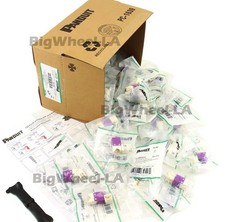 NEW 50X For Panduit CJ688TGVL Mini-Com CAT6 Gigabit Purple Network Jack Module picture
