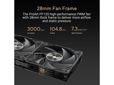 ASUS ProArt PF120 3-Pack 120mm PWM Fans, 3000RPM, High Airflow/Static Pressure, picture