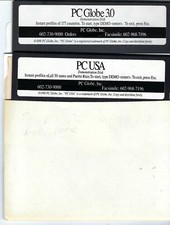 ITHistory  SOFTWARE IBM (1990)  PC USA/ PC GLOBE Demos  (PC Globe)  5.25