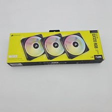 CORSAIR RGB iCUE LINK QX120 120mm Magnetic Dome RGB PC Case Fan Starter Kit picture