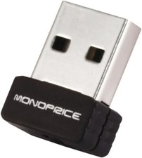 Monoprice Ultra-Mini USB Wireless Lan 802.11N Adapter, 1T1R (150Mbps) (108072) picture