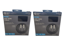 2-PACK Commercial Electric 50 ft. Gold Plated HDMI Cable-Black picture