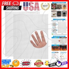 Upgraded 2Pack Mesh Screen Crimped 304, 5 Mesh 11 X 14.2 inch | Not Easy Fall... picture