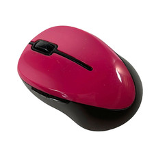ONN Hot Pink Wireless Mini Compact Travel Optical Mouse 2.4GHz USB Wheel ~WORKS picture