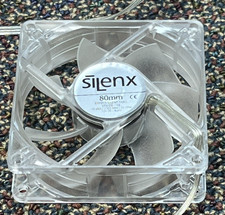 SILENX 80MM EFFIZIO SILENT FAN EFX-08-15B, GOOD USED CONDITION. picture