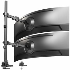 VIVO Dual Ultrawide Monitor Extra Tall Desk Mount for Computer Screens to 49