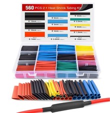Heat Shrink Tubing Kit 560pcs 2:1 Electrical Wire Cable Wrap Sleeve 5 Colors 12 picture