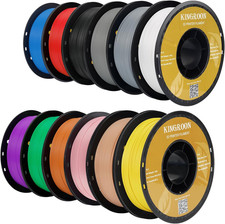 Kingroon PLA 3D Printer Filament, 12Rolls, Dimensional Accuracy +/- 0.03 Mm, 12K picture