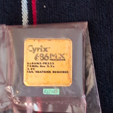 Cyrix 6x86MX-PR233 CPU Socket 7 166MHz 75MHz Bus 64KB Cache GF DDF806F picture