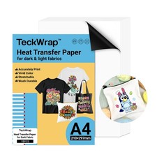 Printable Heat Transfer Paper for T-Shirts 15 Sheets, 8.3
